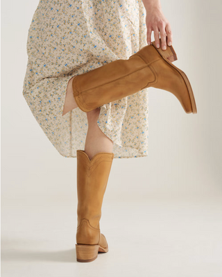 The Charlie - Camel/Cowhide