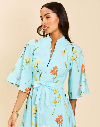 Carmen Midi Dress - Garden Waltz