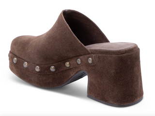 Hudson Mule - Coffee Suede