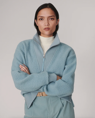 Jaylin Half Zip Fleece - Tourmaline