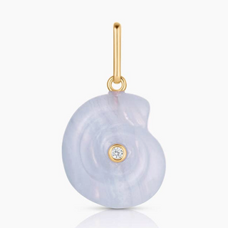 Nautilus Blue Lace Charm