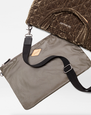 Velvet Mini Metro Tote Deluxe - Pecan Brown