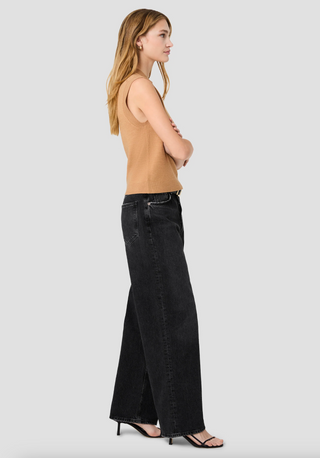 Babysoft Vertical Tick Crewneck - Sleeveless Top