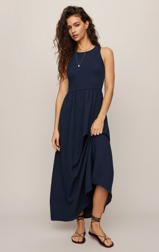 Charlotte Midi Dress - Eclipse