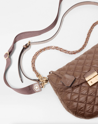 Crosby Lock Saddle - Walnut Brown