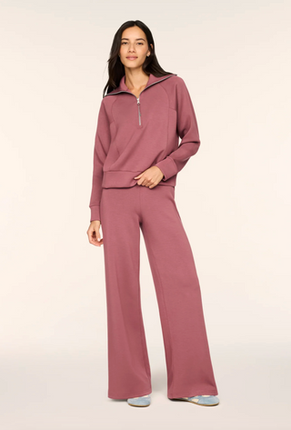 Spanx Airessentials Wide Leg Pant - Rum Raisin