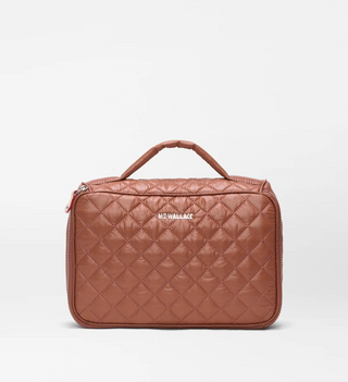 Zip Round Cosmetic-Terracotta