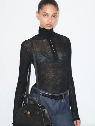 Romy Small Bauletto - Black
