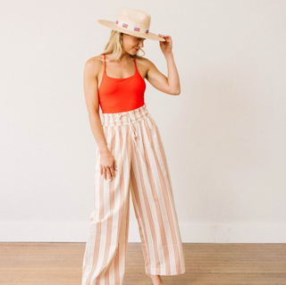 Ivory America Palm Hat