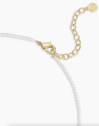 Finley Mini Pearl Necklace - Gold