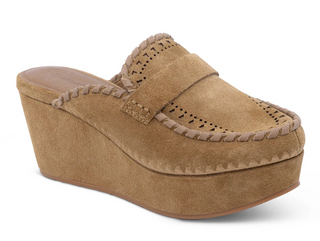 Welsh Mule - Camel Suede