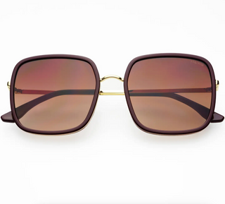 Cosmo Acetate Womens Square Sunglasses - Chocolate