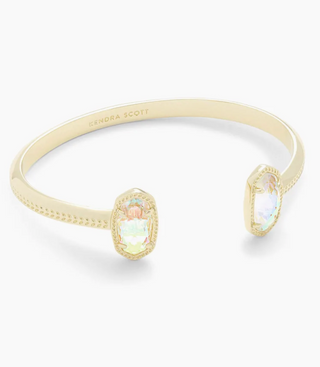 Elton Bracelet - Gold Dichroic Glass