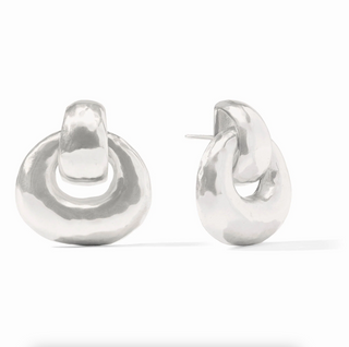 Avalon Doorknocker Earring - Silver
