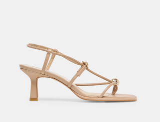 Mylee Heels - Light Tan Leather