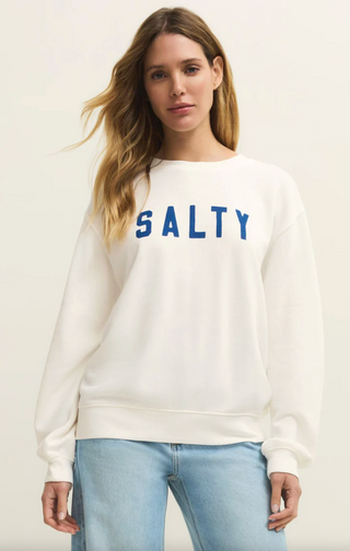 Salty Boyfriend Sweatshirt - Sea Salt