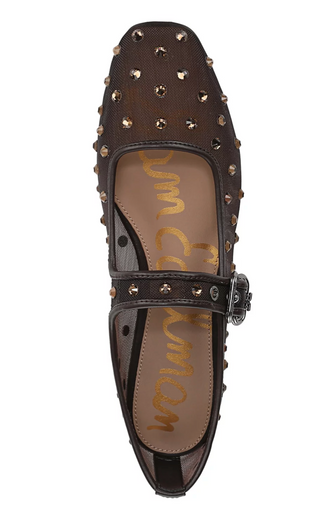 Michaela Mesh Flat - Cafe Noir