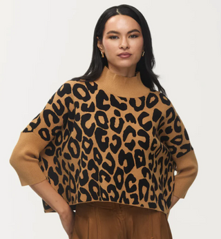 Aja Bozoma Sweater - Camel/Black