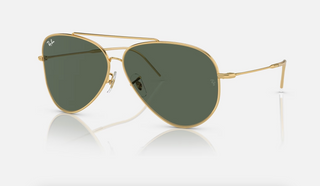 Aviator Reverse RBR0101S -Arista Polished Gold Green