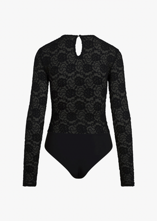 The Heart Of A Women Bodysuit - Black