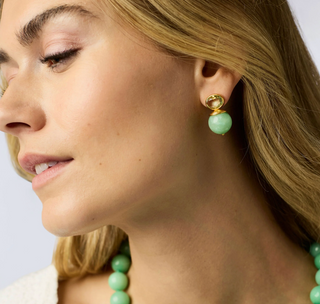 Portofino Earring-Aqua Jade-OS