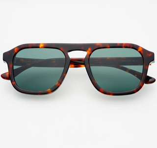 Addison Acetate Unisex Aviator Sunglasses - Tortoise