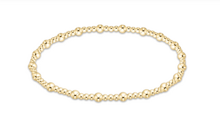 sincerity gold 3mm bracelet