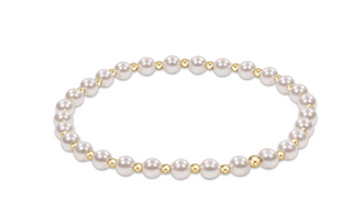 Grateful Pearl 4mm Gold Bracelet