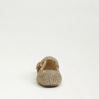 Michaela Mary Jane Flat - Amber Gold