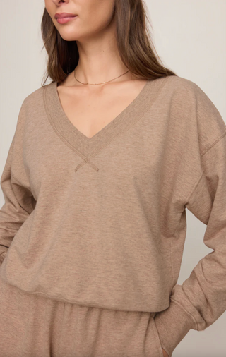 The Everyday V-Neck - Heather Ash