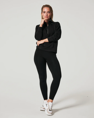 Airessentials Half Zip - Very Black
