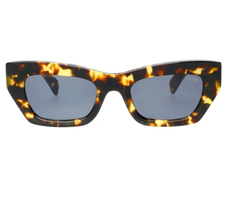 Selina Womens Acetate Cat Eye Sunglasses - Tort