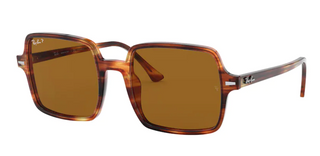0RB1973 Square II - Light Havana Brown Polarized