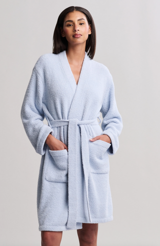 CozyChic Solid Robe - Snow Drop