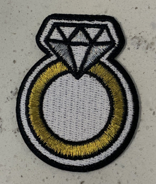 Diamond Ring Sticker Patch