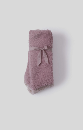 Cozychic 2 Pair Sock Set - Teaberry Stone