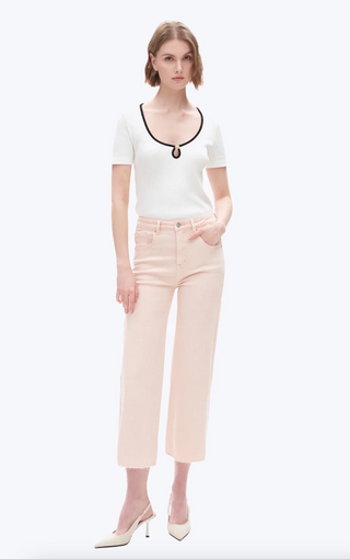 High Rise Wide Leg - Pale Dogwood