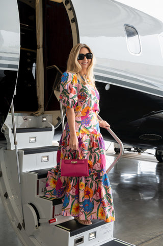 Brenn Skirt - Multi Fuchsia Floral