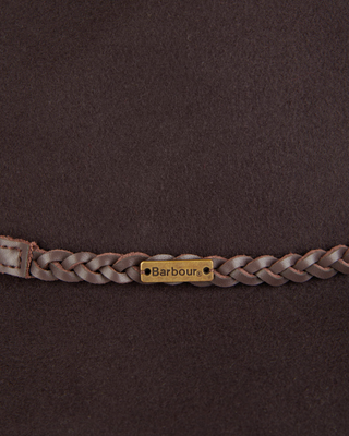 Barbour Tack Fedora Hat - Chocolate Praline