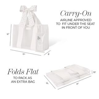 Case-Mate Ivory Pearl Bow Jelly Tote Bag