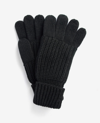 Barbour Saltburn Knitted Gloves - Black