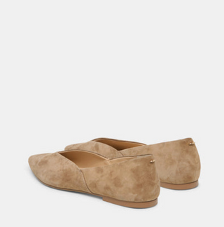 Gema Flat - Taupe Suede