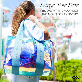 Case-Mate Emerald Blue Soap Bubble Jelly Tote Bag