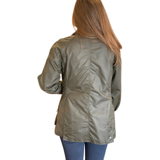 Classic Beadnell Wax Jacket - Olive