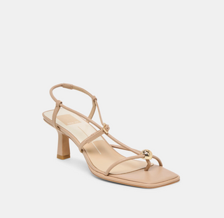 Mylee Heels - Light Tan Leather