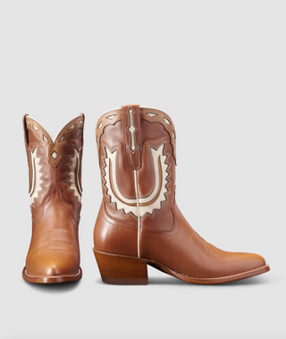 The Jolene - Caramel/Bone - Cowhide