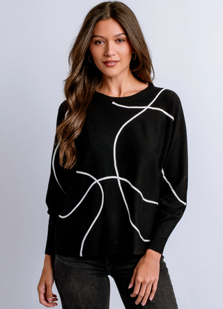 Freeform Top - Black / White