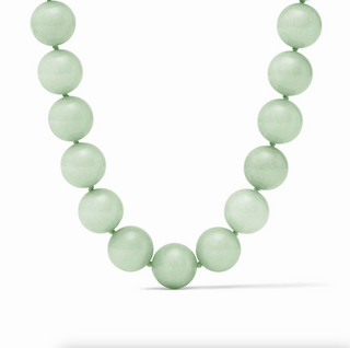 Portofino Beaded Necklace-Aqua Jade-OS
