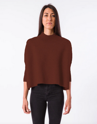 Aja Sweater - Heather Brown