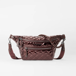 Small Crosby Crossbody Sling - Bordeaux Lacquer